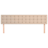 Vidaxl hoofdborden 180x5x78 88 cm kunstleer cappuccinokleurig