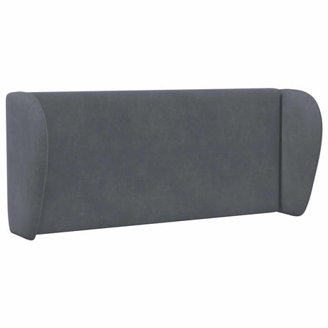 Vidaxl hoofdbord oor dim grijs 40 x 23 x 6 cm fluweel