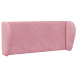 Vidaxl hoofdbord oor roze fluweel