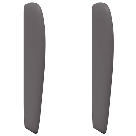 Vidaxl hoofdbord oor dim grijs 80 x 23 x 6 cm pvc