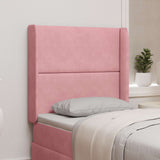 Vidaxl hoofdbord oor roze fluweel