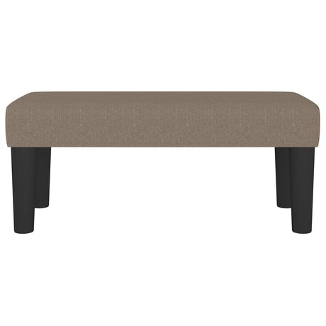 Vidaxl bankje 70x30x30 cm stof taupe