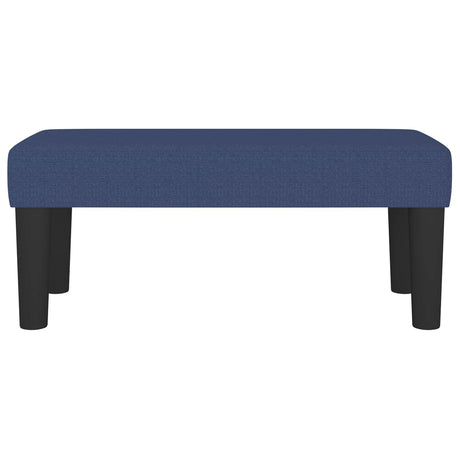 Vidaxl bankje 70x30x30 cm stof blauw