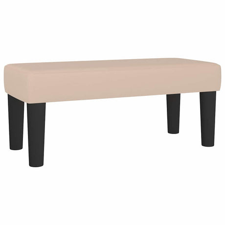 Vidaxl bankje 70x30x30 cm kunstleer cappuccinokleurig
