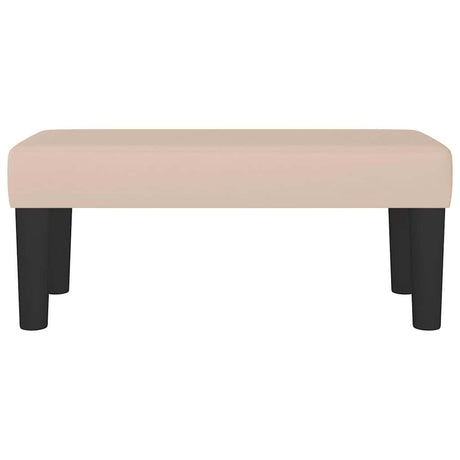 Vidaxl bankje 70x30x30 cm kunstleer cappuccinokleurig