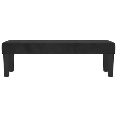 Vidaxl bankje 100x30x30 cm fluweel zwart