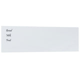 Vidaxx Magnettafel für die Wand 100x30 cm Hartglas weiß