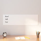 Vidaxx Magnettafel für die Wand 100x30 cm Hartglas weiß