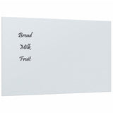 VidaXL Magnettafel für die Wand 80x50 cm Hartglas weiß