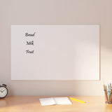 VidaXL Magnettafel für die Wand 80x50 cm Hartglas weiß