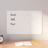 VIDAXL MAGNETISCHE BRAUBE WALL -MUNKTIONED 60 x 40 cm Härtetes Glas weiß