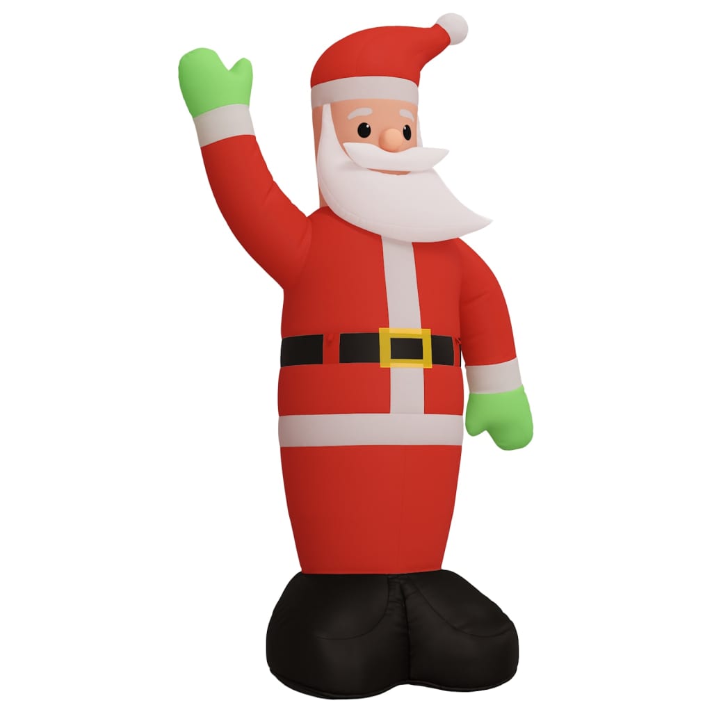 Vidaxl Santa mit LED -Beleuchtung aufblasbar 370 cm