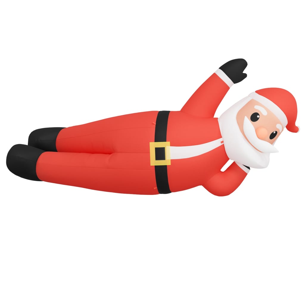 Vidaxl Santa mit LEDs aufblasbar 160 cm lügen