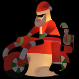 Vidaxl Santa inblasable LED 156 cm