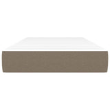 Vidaxl pocketveringmatras medium 80x200x20 cm stof taupe