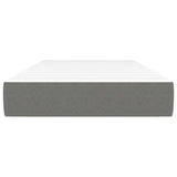 Vidaxl pocketveringmatras medium 90x190x20 cm stof donkergrijs