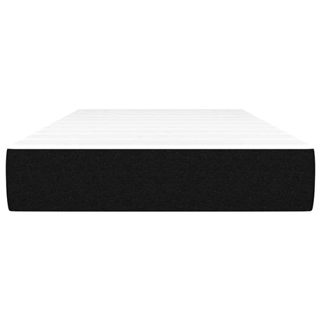 Vidaxl pocketveringmatras medium 90x200x20 cm stof zwart