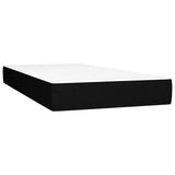 Vidaxl pocketveringmatras medium 100x200x20 cm stof zwart