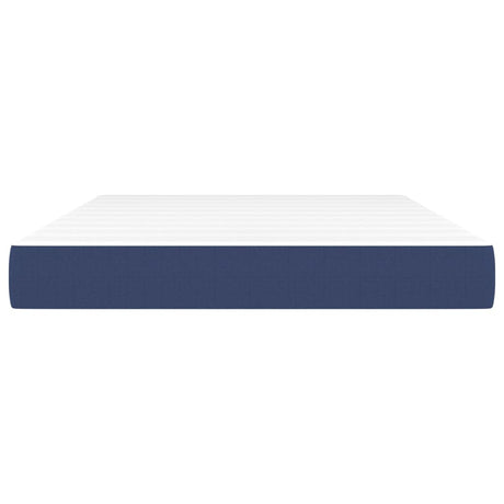 Vidaxl pocketveringmatras medium 140x190x20 cm stof blauw