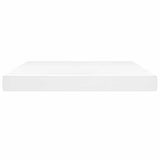 Vidaxl pocketveringmatras medium 160x200x20 cm kunstleer wit