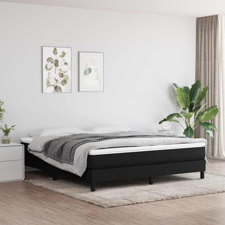 Vidaxl pocketveringmatras medium 180x200x20 cm stof zwart