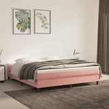 Vidaxl pocketveringmatras medium 180x200x20 cm fluweel roze