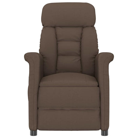 Vidaxl massagestoel bruin 96.5 x 70.5 x 95 cm microvezel