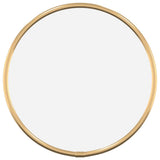 Vidaxl -Wandspiegel um Ø20 cm Gold gefärbt
