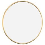 Vidaxl -Wandspiegel um Ø30 cm Gold gefärbt