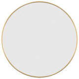 Vidaxl -Wandspiegel um Ø50 cm Gold gefärbt