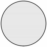 Vidaxl -Wandspiegel rund Ø50 cm schwarz