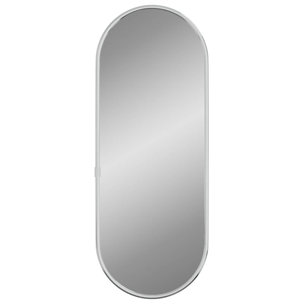 Vidaxx Wandspiegel 40x15 cm oval silberfarben