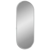 Vidaxx Wandspiegel 40x15 cm oval silberfarben