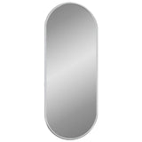 Vidaxl -Wandspiegel 50x20 cm oval Silberfarbe