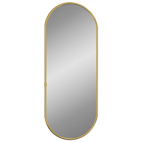 Vidaxl Wandspiegel 60x25 cm ovales Goldfarbe