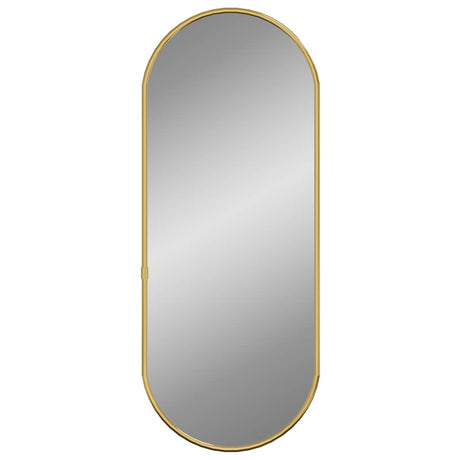 Vidaxl Wandspiegel 60x25 cm ovales Goldfarbe