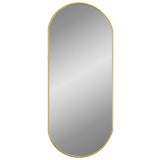 Vidaxx Wandspiegel 70x30 cm oval goldfarben