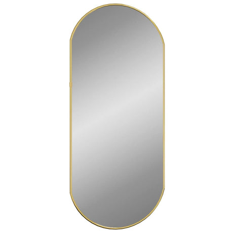 Vidaxx Wandspiegel 70x30 cm oval goldfarben