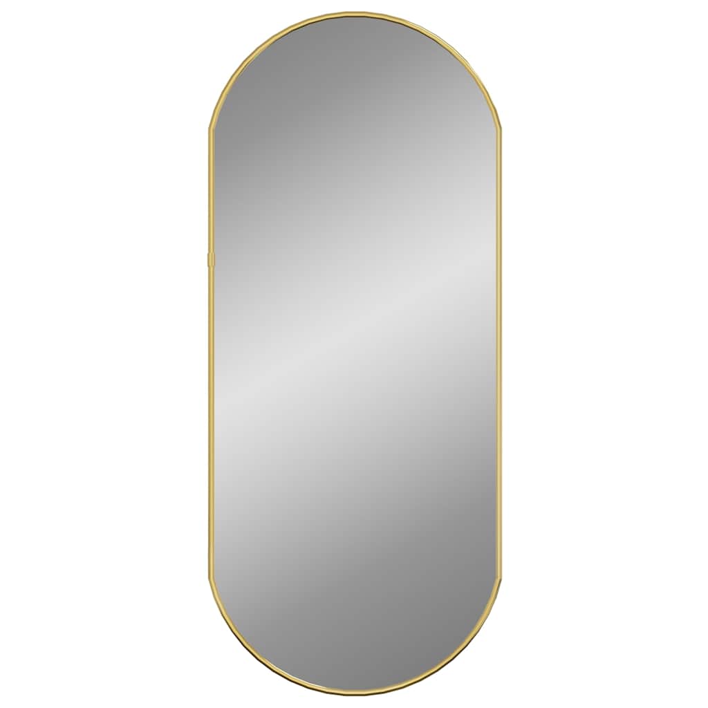 Vidaxx Wandspiegel 70x30 cm oval goldfarben