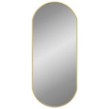 Vidaxx Wandspiegel 70x30 cm oval goldfarben