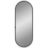 Vidaxx Wandspiegel 40x15 cm oval schwarz