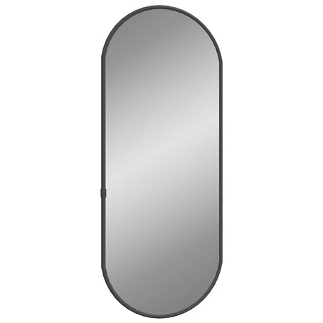 Vidaxx Wandspiegel 50x20 cm oval schwarz