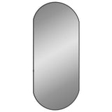 Vidaxl Wandspiegel 80x35 cm Oval Schwarz