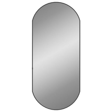 Vidaxl -Wandspiegel 90x40 cm oval schwarz