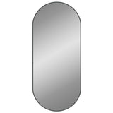 Vidaxl Wandspiegel 100x45 cm oval Schwarz
