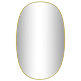 Vidaxl Wandspiegel 80x50 cm Gold gefärbt
