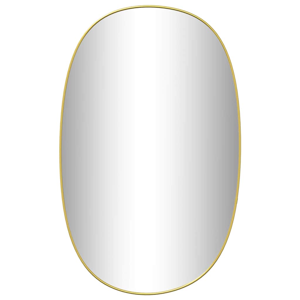 Vidaxx Wandspiegel 80x50 cm goldfarben