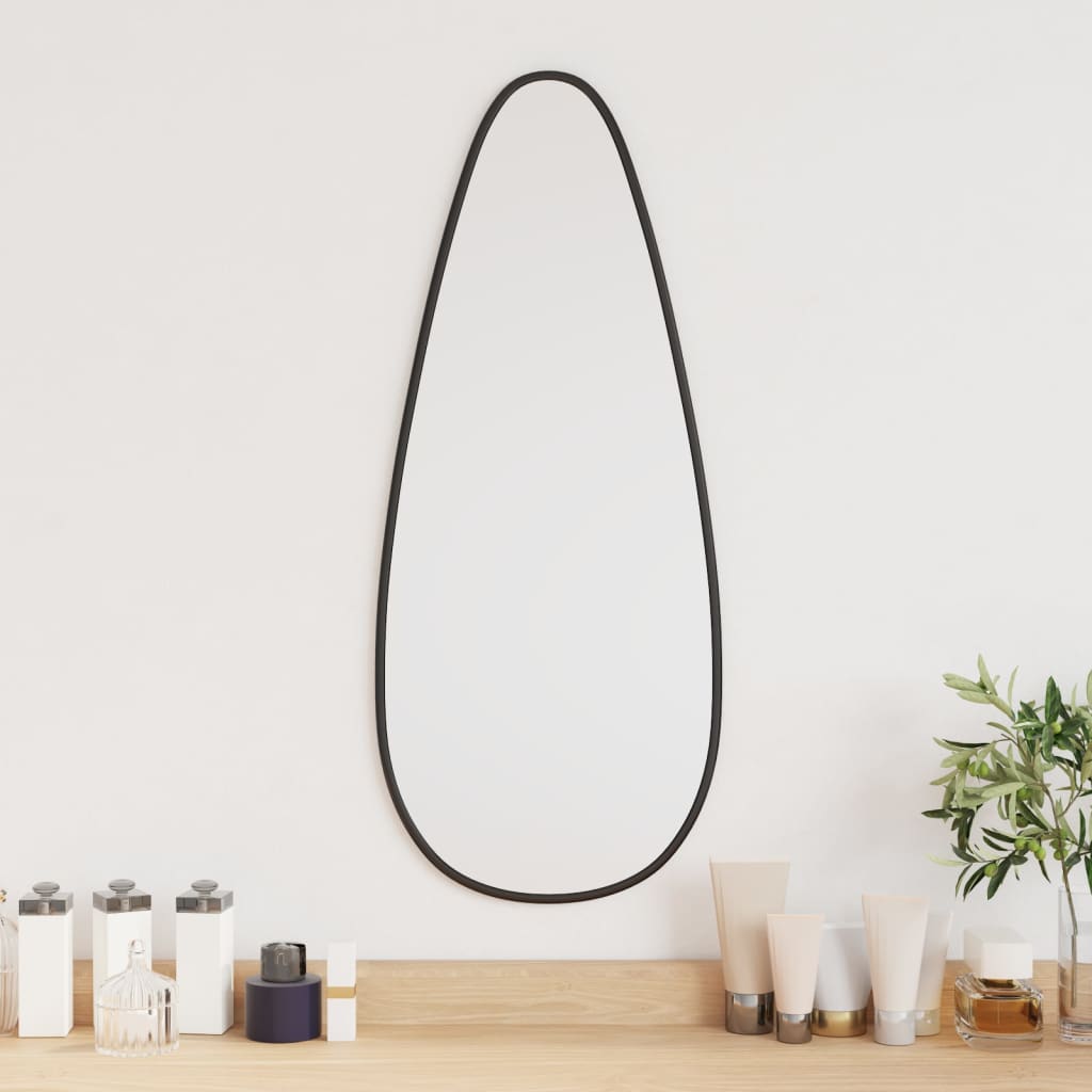VidaXL Wandspiegel 60x25 cm schwarz