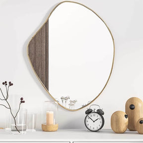 Vidaxx Wandspiegel 60x50 cm goldfarben