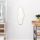 Vidaxx Wandspiegel 60x25 cm goldfarben